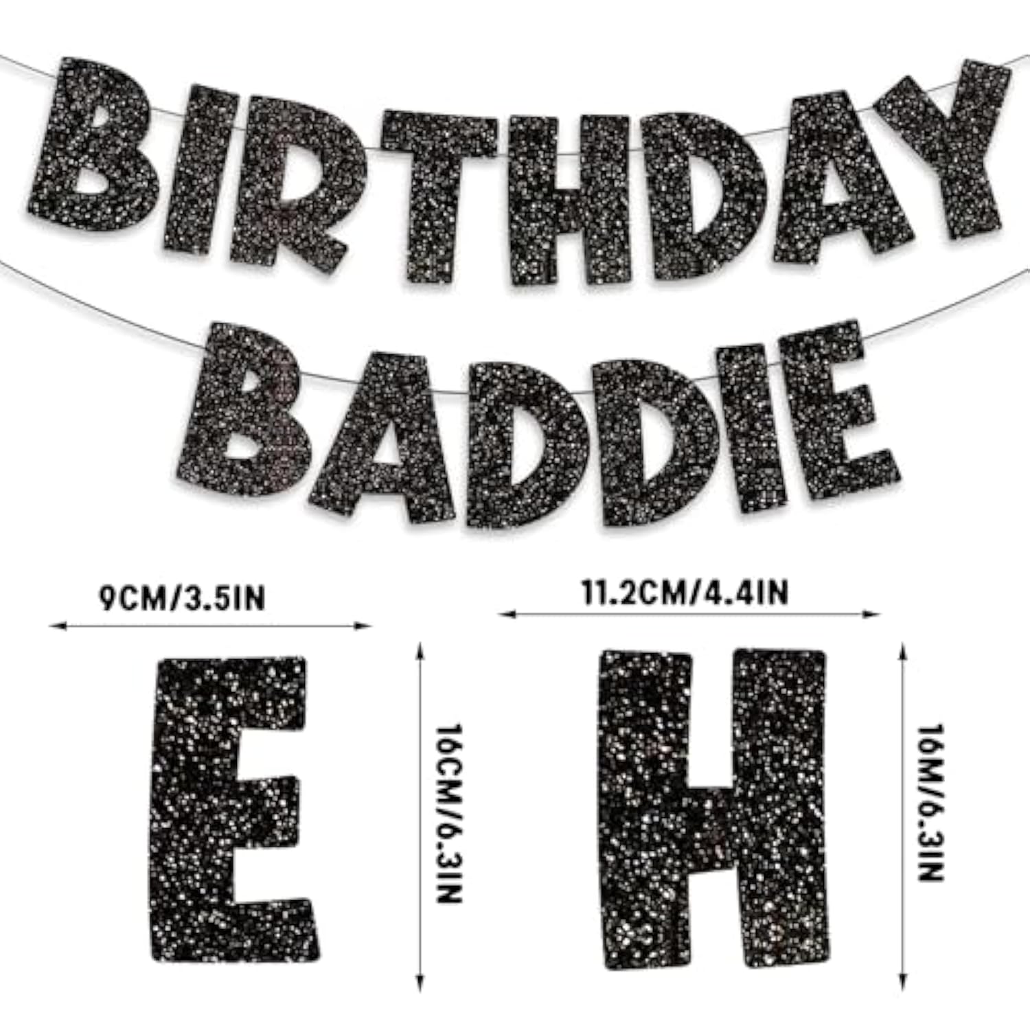 Birthday Baddie Banner, Black Funny Birthday Banner For Women And Men Birthday Party Decorations And Supplies. It'S My Birthday Banner | Birthday Crew Banner | Birthday Boy Banner