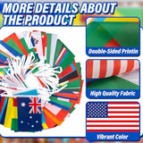 200 Countries String Flag 184Ft World Flag Banner for Party Decorations
