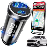 Car Gps Tracker & Charger With Built-In Rechargeable Battery, Gps Tracker For Vehicles, Hidden Car Tracker For Anti-Theft & Parking Location, For Family& Fleets, No Monthly Fee, No Sim, Ios Only