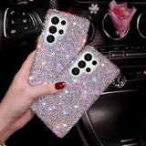 Bling Designer For Samsung Galaxy S25 Ultra Case, Glitter Rhinestones Phone Case With More Than 800 Super Shiny Rhinestones?Luxury Sparkly Hard Back Cover For Women Girls