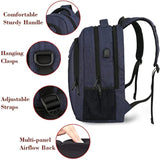 Laptop Backpack,Slim Travel Backpack With Laptop Compartment For Men Women,College Daypack Gift Computer Bag Fits 15.6 Inch Notebook, Blue