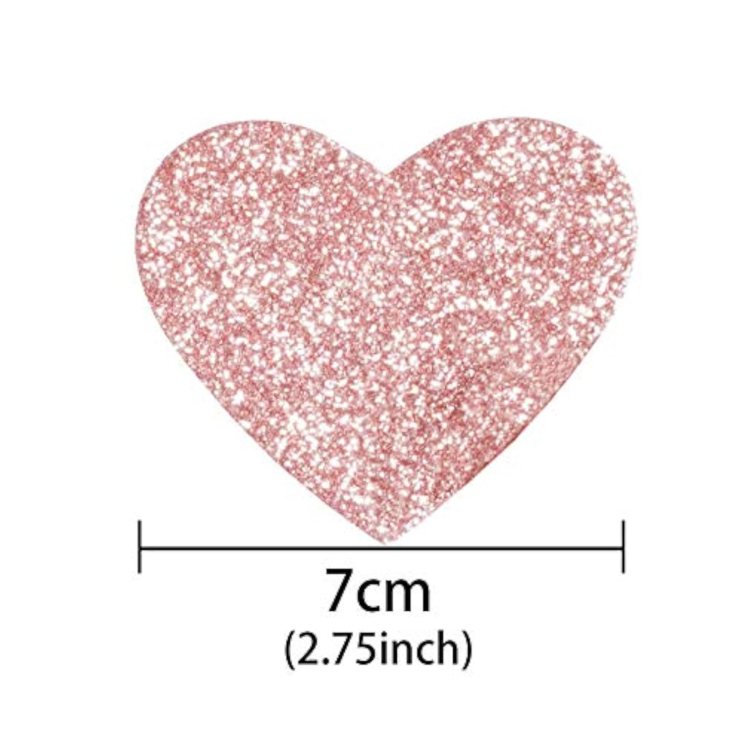 Rose Gold Valentines Party Love Heart Hanging Paper Garlands Decoratio