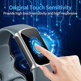 3Pack Screen Protector Compatible With Fitbit Charge 6/5 (Not For Charge 4/3), Tpu Rugged Bumper Case Cover Allaround Protective Plated Bumper Shell Accessories For Charge 6 5 Smartwatch