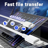 [5-Pack] Usb C To C 60W Fast Charging Cable, 480 Mbps Data Transfer?5 * 6.6Ft?, Pd 3.0 Compatible With Iphone 15/16 Plus Pro Pro Max, Macbook Pro/Air, Ipad Pro/Air/Mini And More?White?