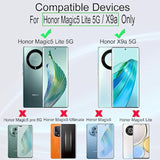 2 Pcs Screen Protector For Honor Magic 5 Lite 5G/Honor X9A 5G 6.67",Flexible Tpu Film,With 1Pc Camera Lens Protector,1Pc Back Film,Bubble Free[Easy To Install]