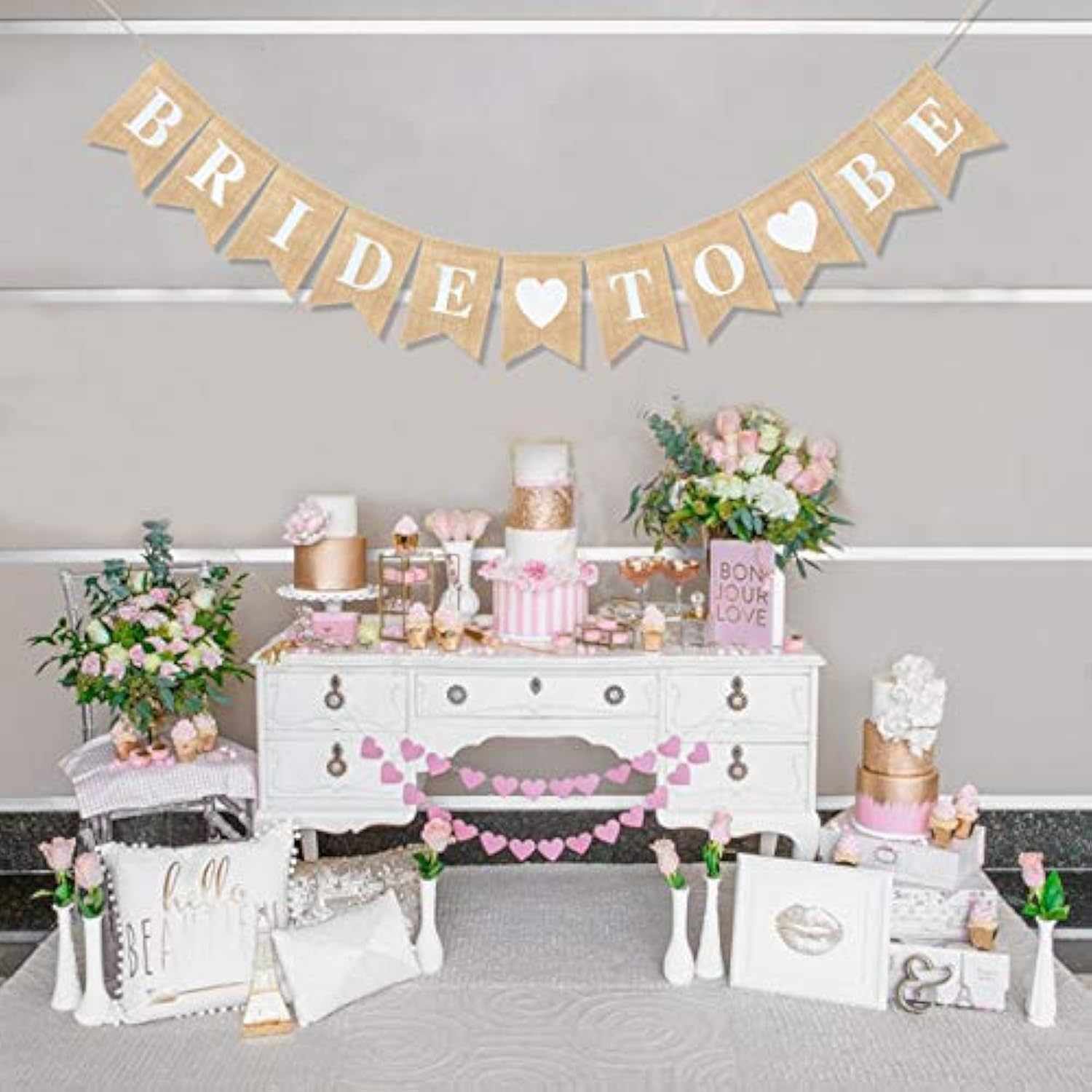 Bride To Be Banner For Bridal Shower Engagement Bachelorette Party Decorations Garland Wedding Photo Prop