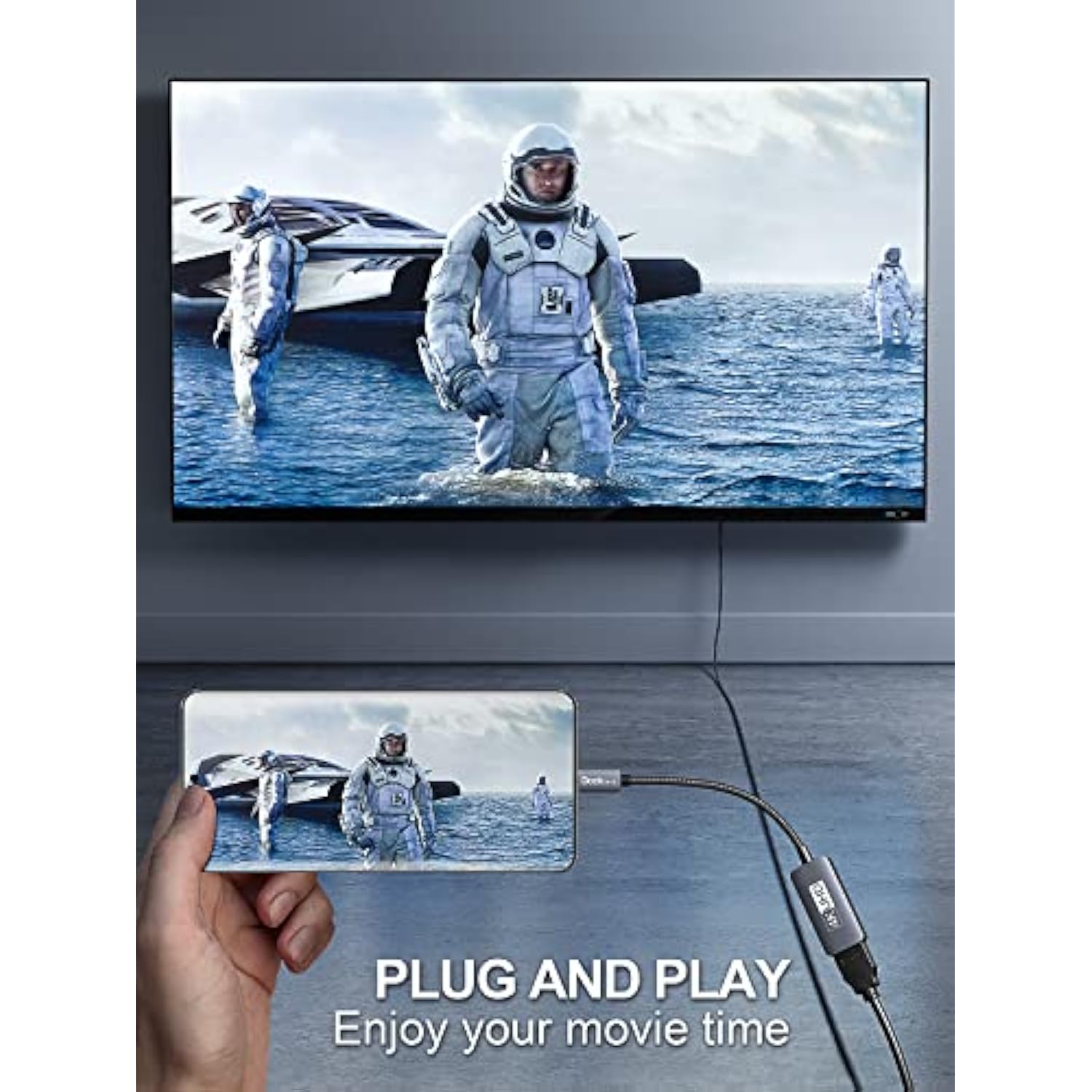 Usb C To Hdmi Adapter 4K 60Hz Cable, Type-C To Hdmi Adapter [Thunderbolt 3/4 C