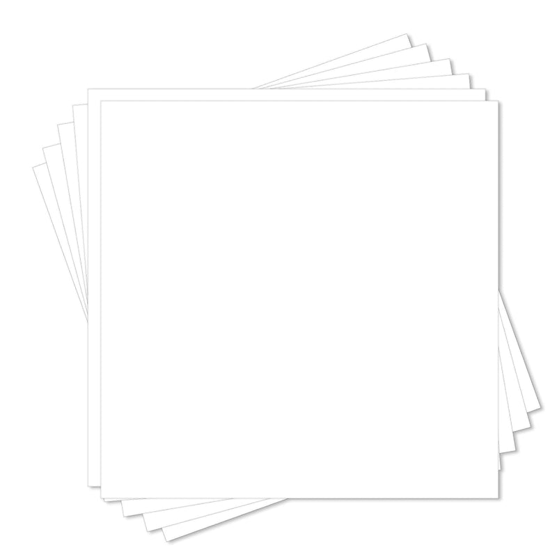 White Cardstock 12X12-24 Sheets Cardstock Paper, 80Lb White Card Stock Paper F