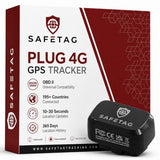 Plug - 4G Lte Car Gps Tracker, Vehicle Location Every 10-30 Seconds, Multiple Geofences, Route Playback, Monitor Speed, Driving Behaviour, No Activation Fees, Cancel Anytime, 7 Day Free Trial