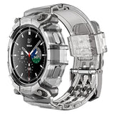 SUPCASE for Samsung Galaxy Watch 4 Classic Band with Case 46mm (Unicorn Beetle Pro), [Military-Grade Protection] Heavy Duty Cover with Adjustable Strap Band for Galaxy Watch 4 Classic, FrostBlack