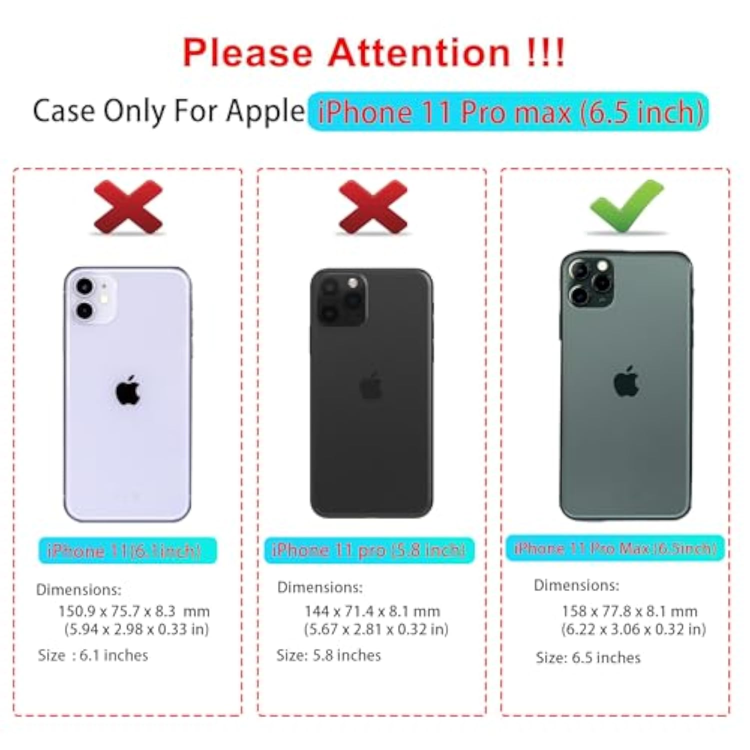 Compatible With Iphone 11 Pro Max Case With Hd Screen Protector & Slide Camera Cover & Rotated Ring Kickstand, [Military-Grade] Phone Case For Iphone 11 Pro Max (Blue)