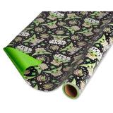 American Greetings Star Wars Mandalorian Wrapping Paper, The Child/Baby Yoda (1 Roll, 75 sq. ft.)