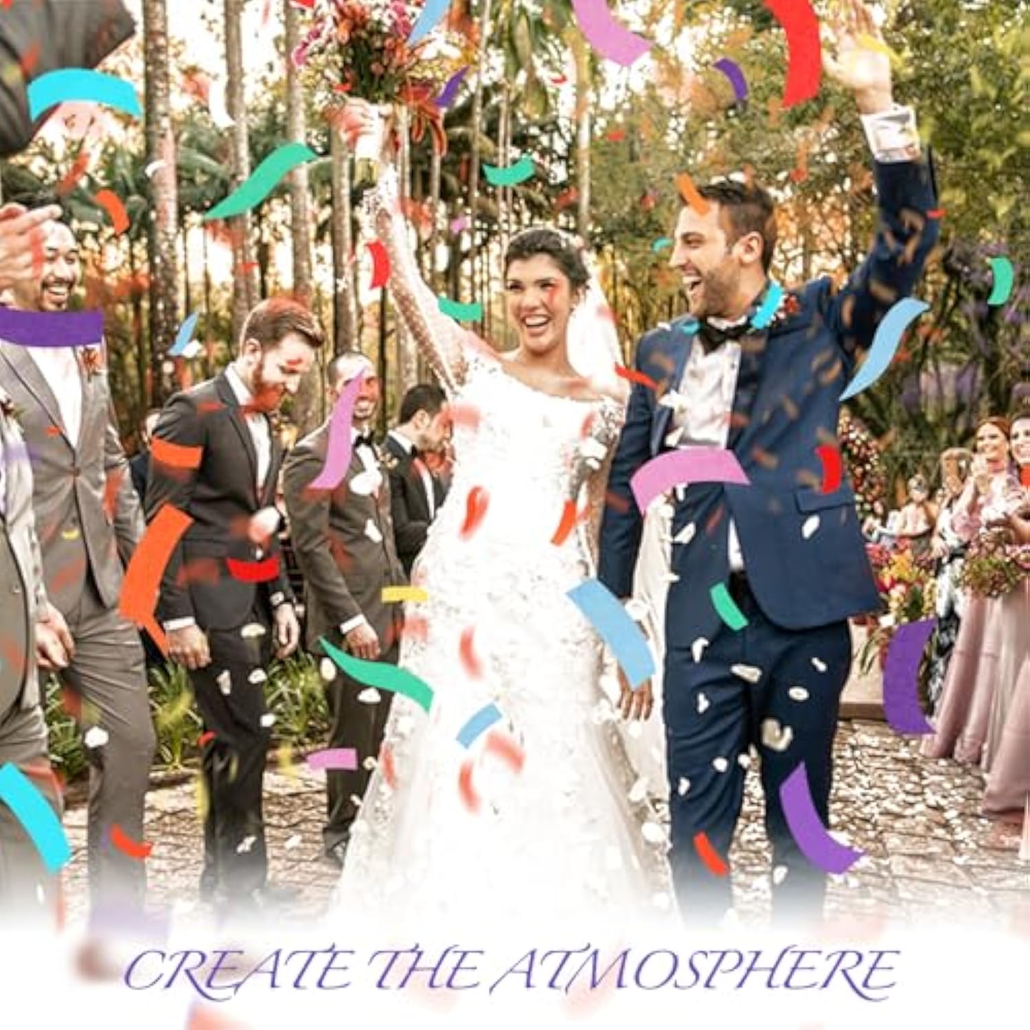6Pc Multicolor Confetti Cannons 12Inch Party Poppers for Any Celebration