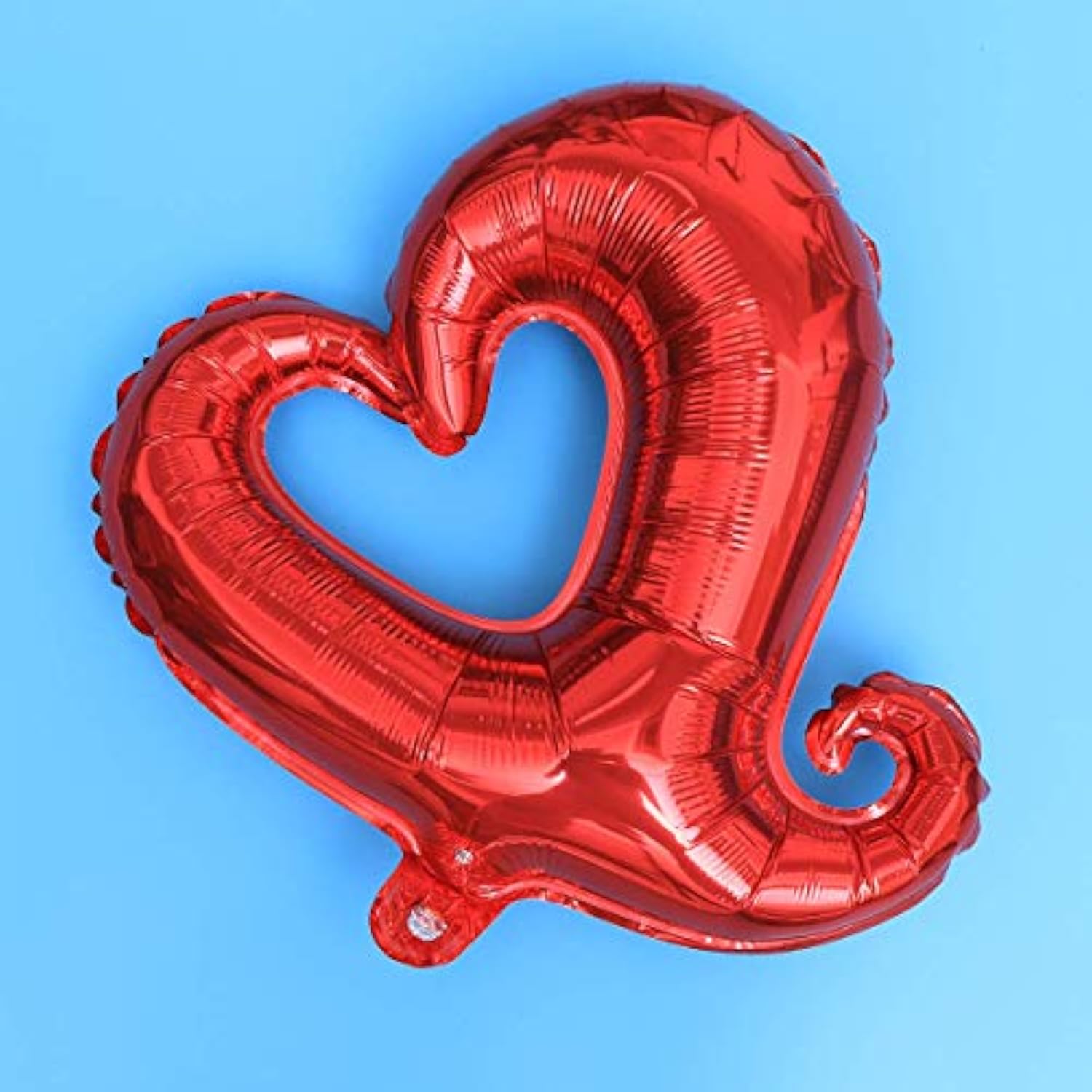 Hook Heart Foil Balloons,Red Heart Balloons,Valentine Engagement Weddi