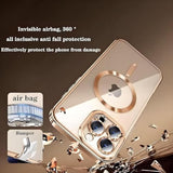 For Iphone 16 Pro Max Soft Cases Women And Privacy Screen Protector Built In Camera Cover,[Non-Yellowing] Compatible With Magsafe Magnetic For 16 Promax,Rose Gold