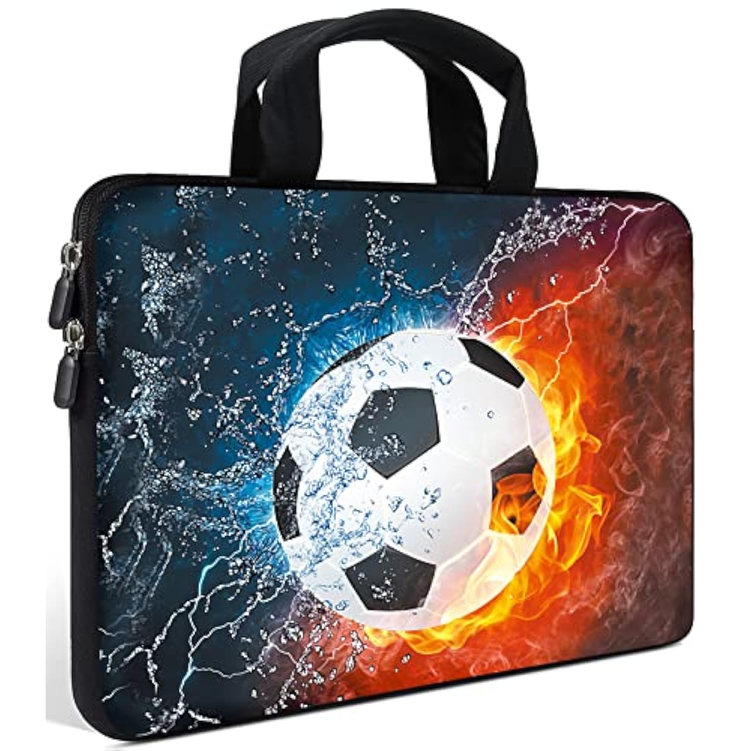 11.6" 12 Inch Laptop Case Neoprene Notebook Carrying Pouch Chromebook Bags Laptop Sleeve Ultrabook Case Tablet Cover Fit Apple Macbook Air Hp Dell Lenovo Asus Samsung (Soccer)