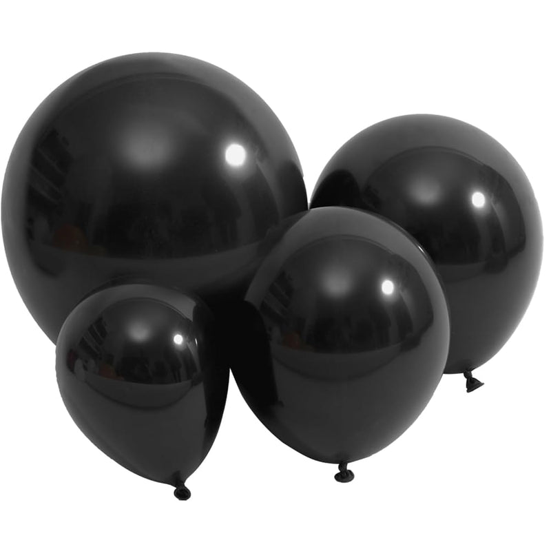 Black Balloon 100 Pcs Black Latex Balloons Different Sizes 18 12 10 5