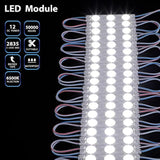 500 Pcs Led Module White 6500K 1.2W Led Storefront Waterproof Replacement Lights For Inflatables Decorative Module Light