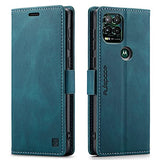 Case For Moto G Stylus 5G 2021,Pu Leather Folio Flip Wallet Case With Card Holster Stand Kickstand Magnetic Closure Shockproof Phone Cover For Motorola Moto G Stylus 5G 2021 (Blue)