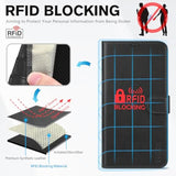 TUCCH Case Wallet for iPhone 14 Pro Max, [RFID Blocking] 4 Card Holder Stand [Shockproof TPU Interior Case] PU Leather Magnetic Protective Flip Cover Compatible with iPhone 14 Pro Max 6.7", Black