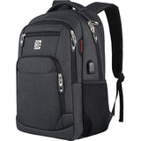 Laptop Backpack,Business Travel Anti Theft Slim Durable Laptops Backpack With Usb Charging Port,Water Resistant College Computer Bag For Women & Men Fits 15.6 Inch Laptop And Notebook Black