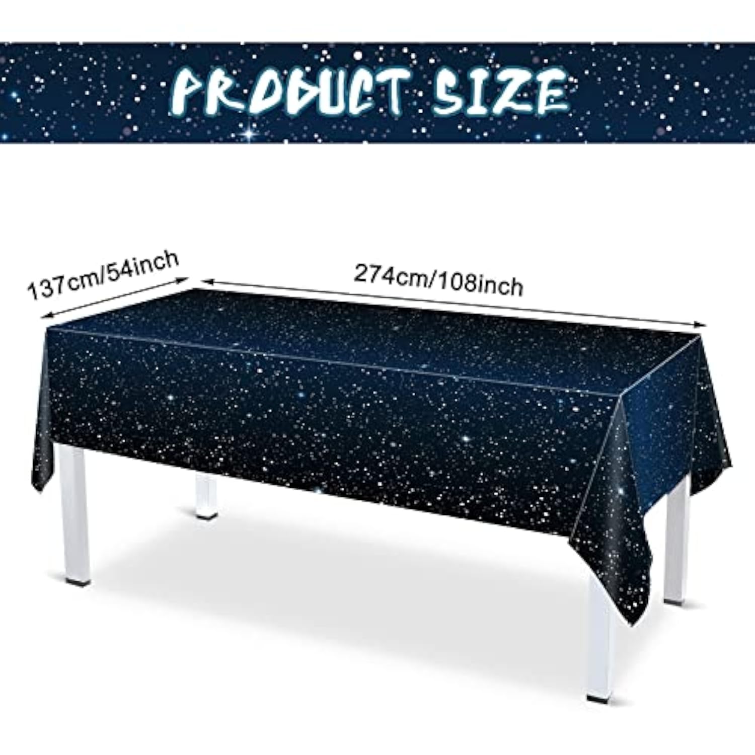 171-Pcs Galaxy Party Tableware Set - Plates, Napkins & Decor for 24 Guests