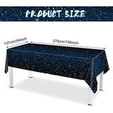 171-Pcs Galaxy Party Tableware Set - Plates, Napkins & Decor for 24 Guests