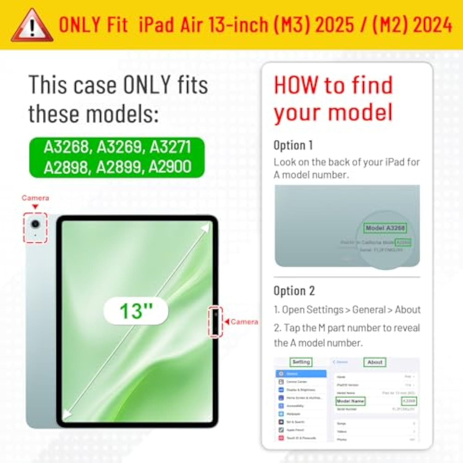 Fintie Hybrid Slim Case For Air 13-Inch (M3) 2025, (M2) 2024 - [Built-In Pencil Holder] Shockproof Cover With Clear Transparent Back Shell, Cloudy Marble