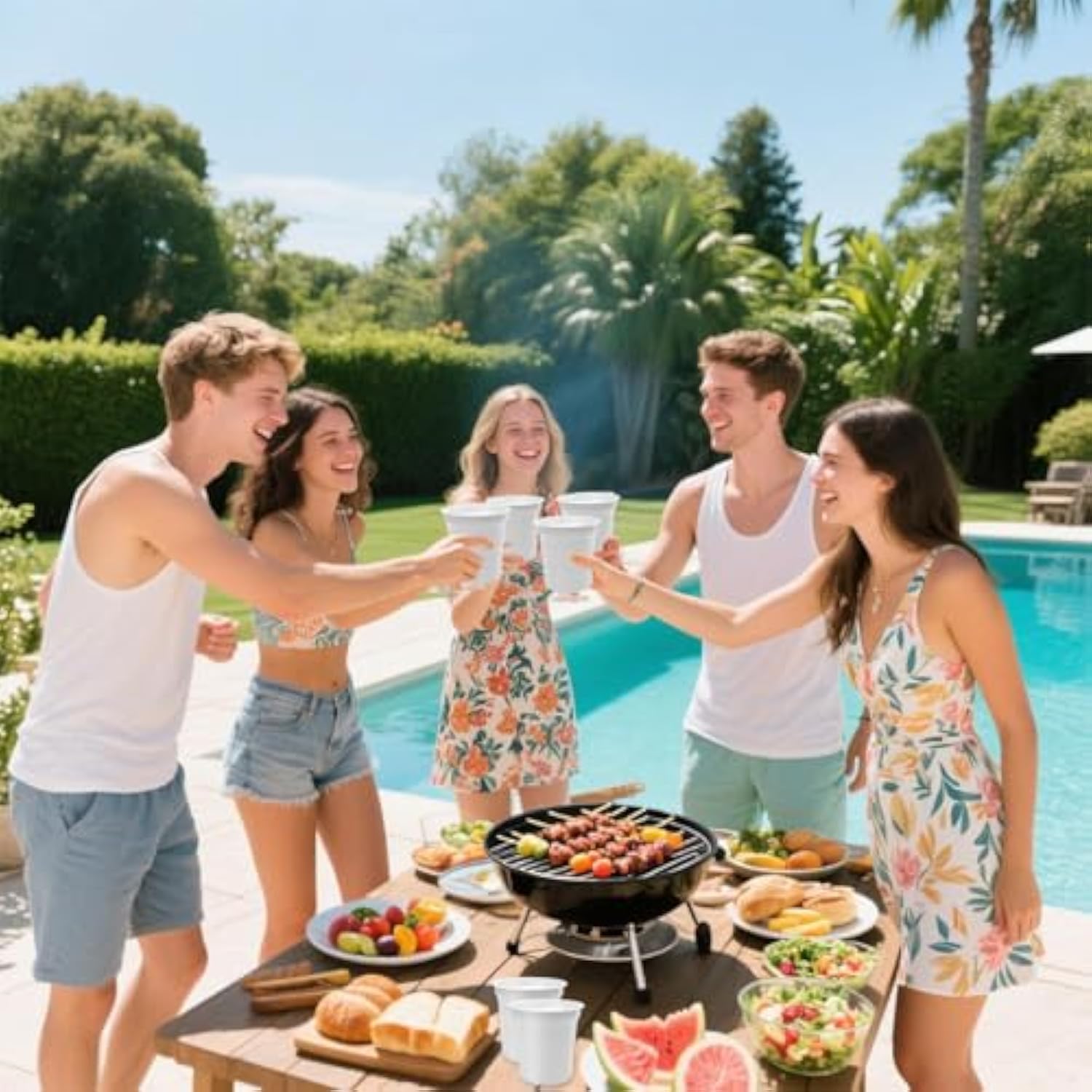 60 Pack 16 Oz Aluminum Drinking Cups,Reusable Metal Cups,Silver Aluminum Party Cups Beer Cups Suitable For Family Gatherings,Entertainment Parties