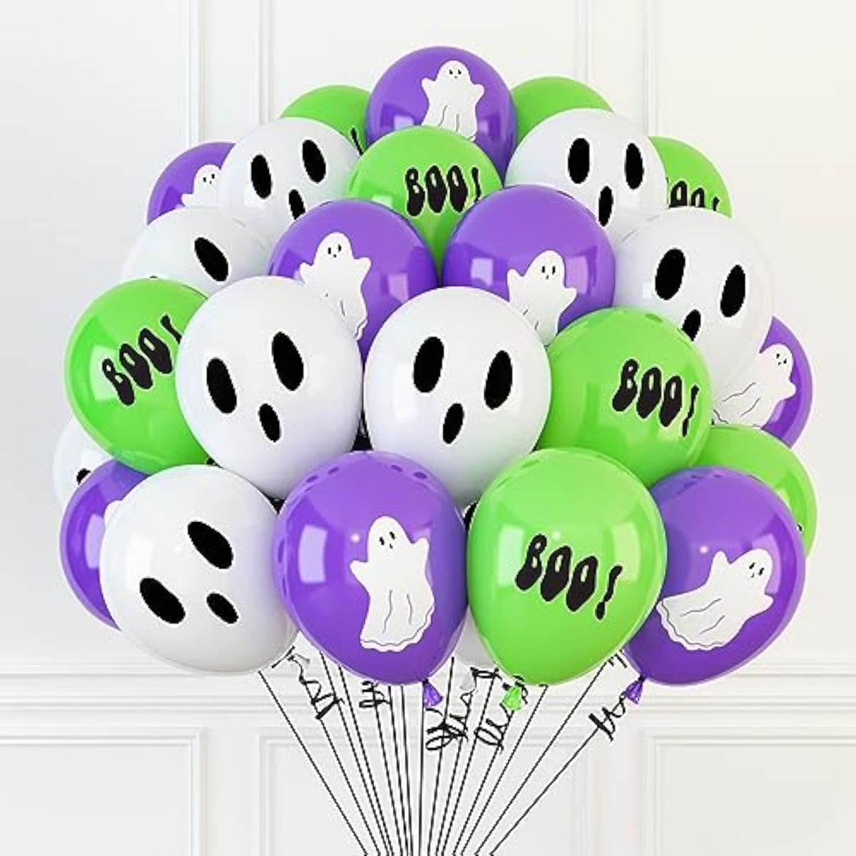 Ghost Latex Balloons Halloween Party Decorations Spooky Theme Supplies