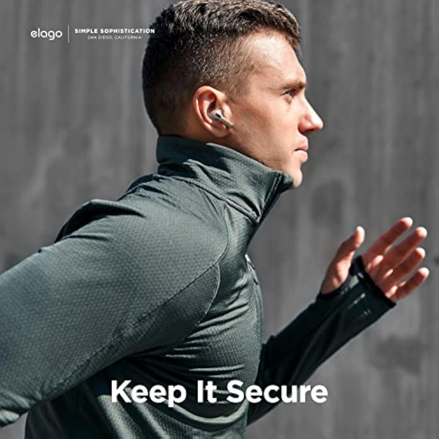 elago 4 Pairs AirPods 3 Ear Hooks Covers - [Added Storage Pouch] Comfortable and Secure Fit, Improved Sound Quality, Precise Cutout Design, Accessories Compatible with AirPods 3rd Generation (White)