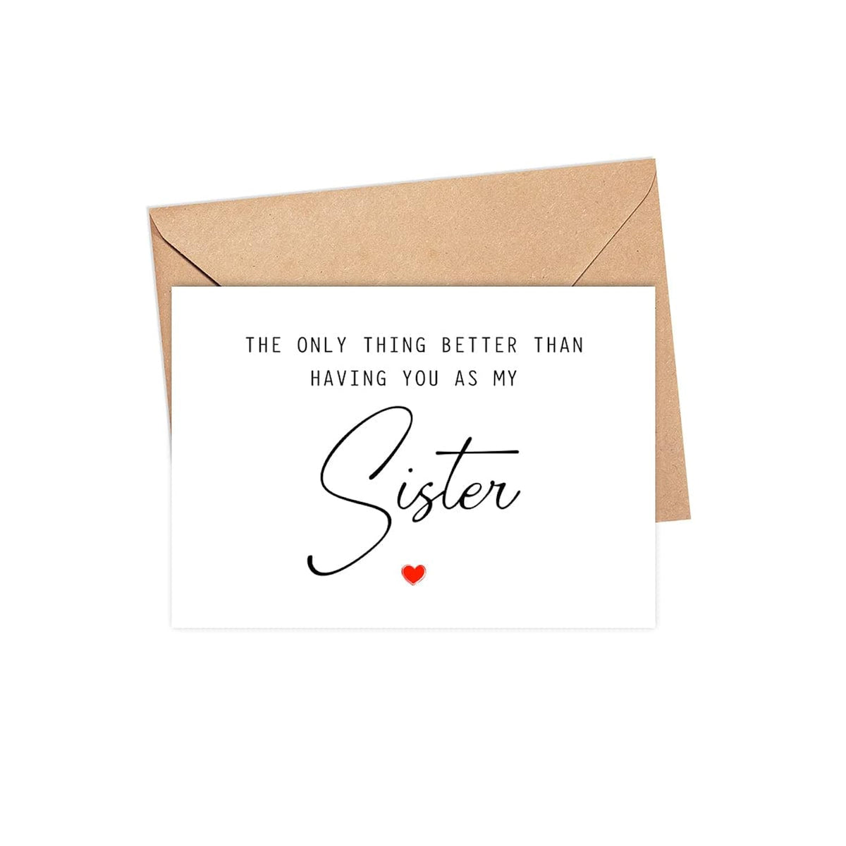 The Only Thing Better Than Having You As My Sister ...Is Our Baby Having You For An Aunt - Pregnancy Announcement Greeting Card - Sister Card - We'Re Pregnant Card - Mother'S Day Gift