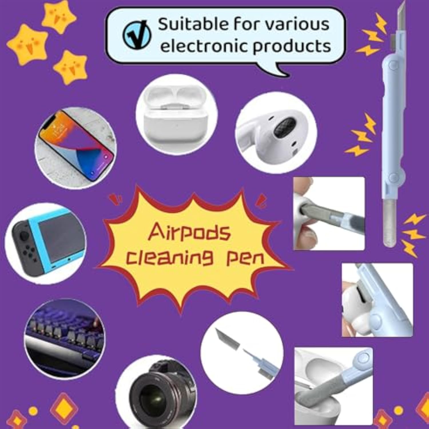 Compatible With Airpods 4Th Generation Case (2024) – Cute 3D Cartoon Silicone Cover With Keychain, Lanyard & Cleaning Kit | Funny Kawaii Anime Design For Girls, Boys, Women