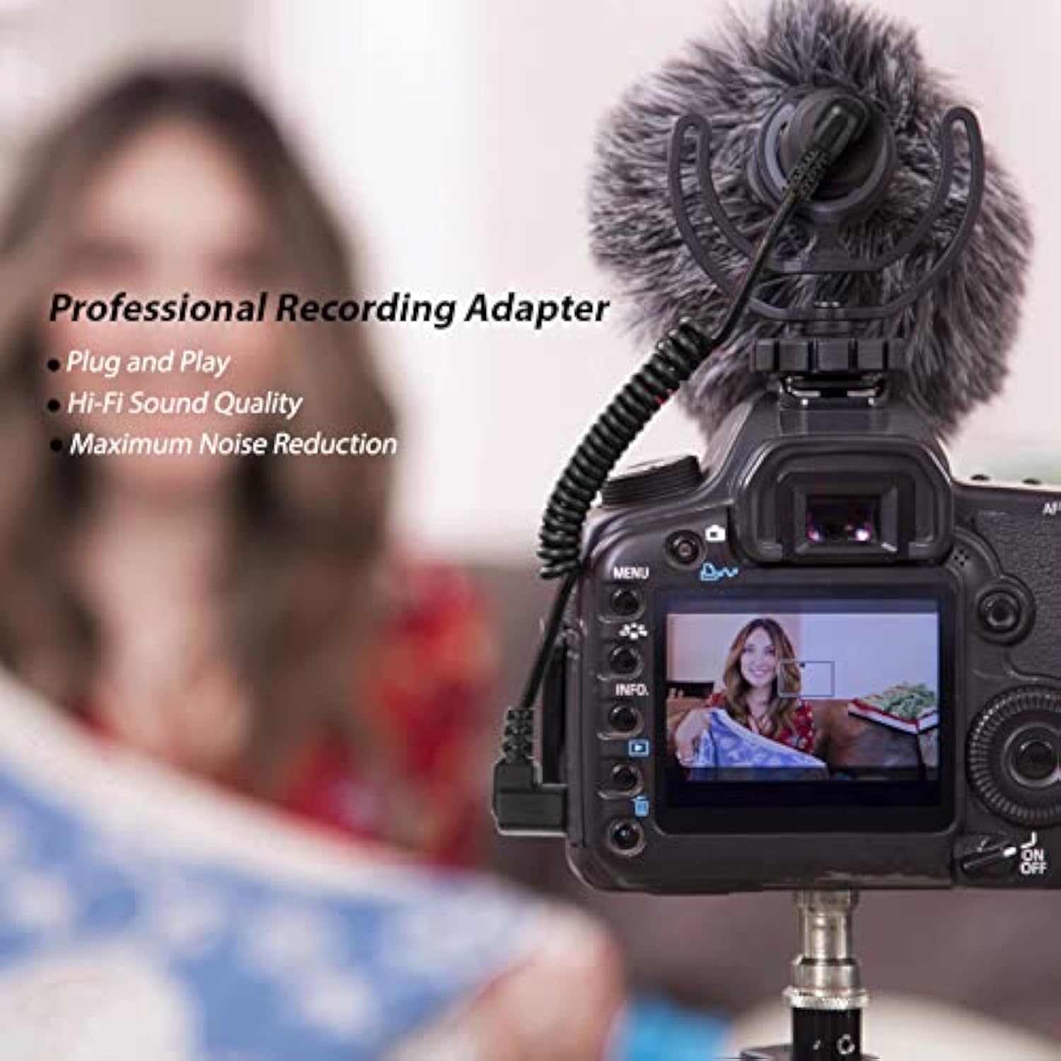 Trs Cable,3.5Mm Trs To Trs Adapter Microphone Patch Cable,1/8 Aux Cord Trs Audio Converter Patch Cables,Cameras Coiled Live Streaming Mic Cord (Black)