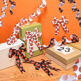 2 Rolls 10 Yards 7/8 Inches Wide Basketball Softball Ribbon For Crafts