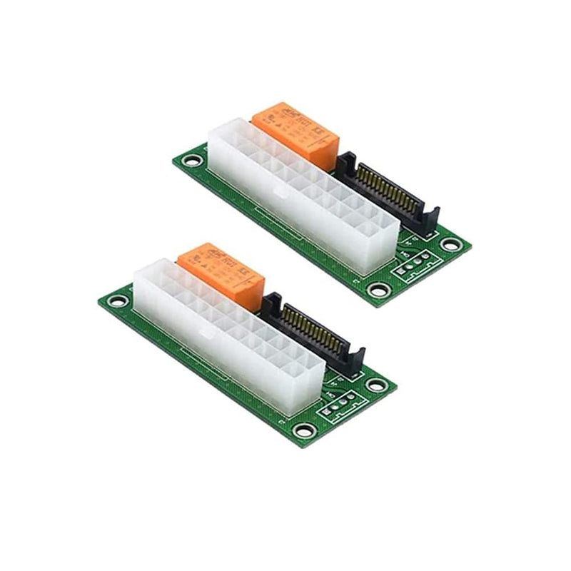 2 Pack Power Multiple Power Supply Adapter Sync Starter Card Board Sata Dual P