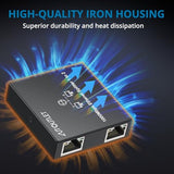 Ethernet Splitter 1 To 3, 1000Mbps Rj45 Gigabit Internet Splitter, Plug And Play, 1M Usb Cable Powered Ethernet Switch 3 Port For Cat5/5E/6/7/8 Cable