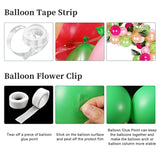 6.5 Feet Balloon Arch Stand With Base, 2 Set 78.7 Inch Balloon Column Stand Kit With Base, Water Bags And Glue Point, Balloon Tower For Wedding, Birthday And Party Decoration