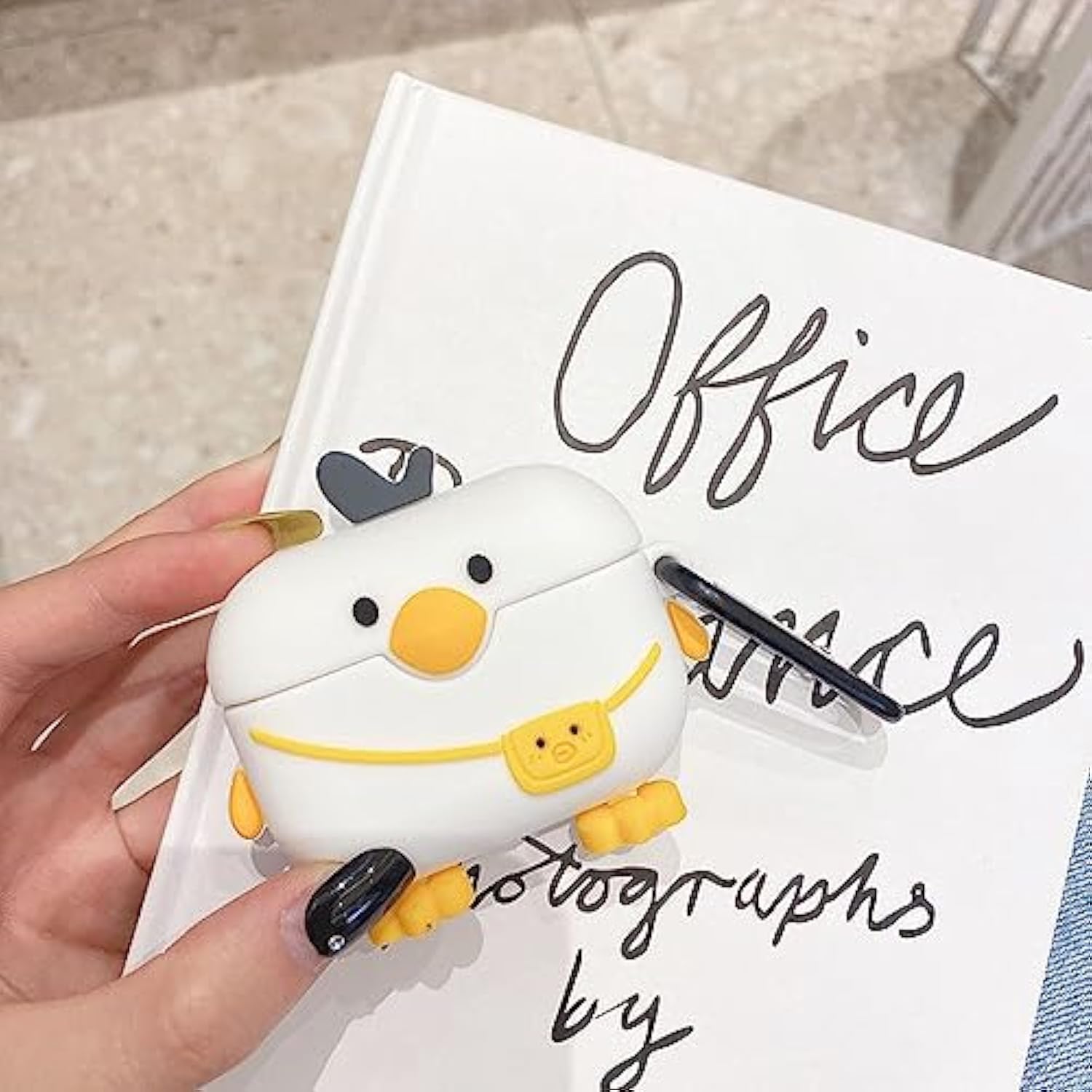 Cute Duck Case For Airpod Pro/Pro 2 Gen Cases 2023/2022/2019, Funny 3D Cartoon Kawaii Cool Cover With Cleaning Kit & Keychain For Apple Air Pod Pro 2Nd/1St Generation For Boys Girls Kids Teen, Duck