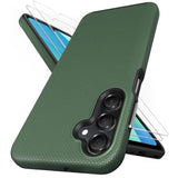 Samsung Galaxy A16 Phone Case with Screen Protector, Green - Compatible with 5G/4G Models