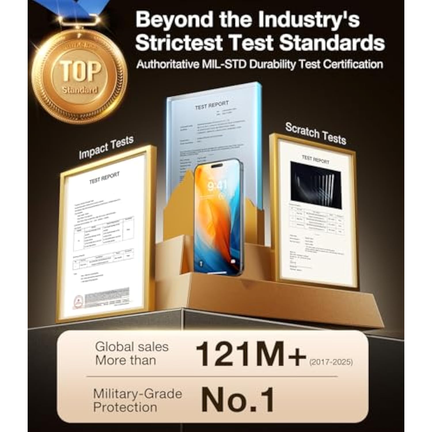 2-Pack Unbreakable 9H+ Screen Protector for iPhone 16 Pro [6.3"], 12FT Drop, Full Coverage