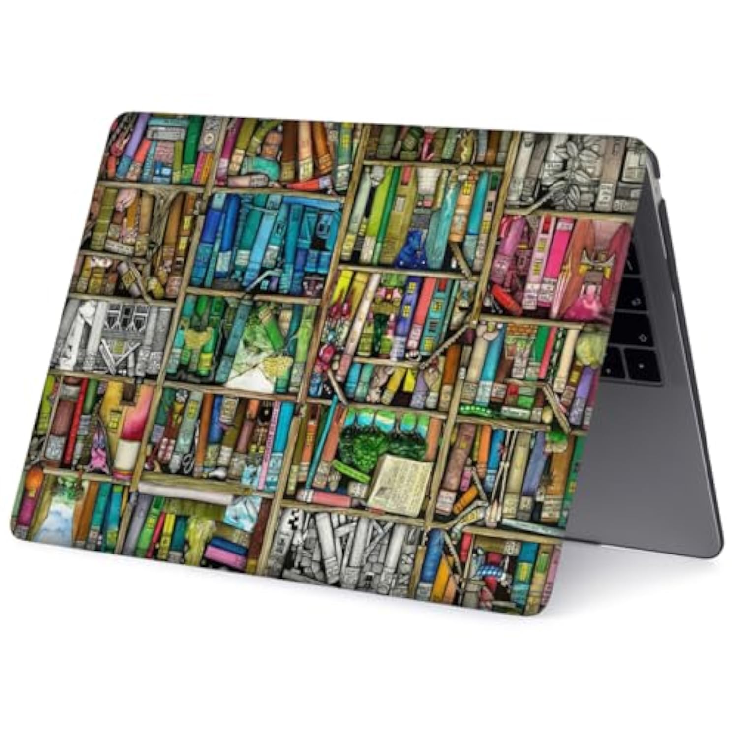 Laptop Hard Case Compatible With Macbook Air 13.6 Inch Case 2024 2022 With Liquid Retina Display Touch Id Model A2681 A3113, Plastic Hard Shell Case Cover & Sleeve Bag, Books