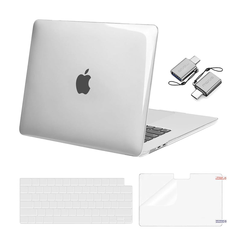 MOSISO Compatible with MacBook Air 15 inch Case 2023 Release A2941 M2 Chip Liq