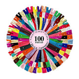 Nylon Zippers For Sewing Crafts | 5 Sizes Bulk Zipper | 100 Pcs/Pack (