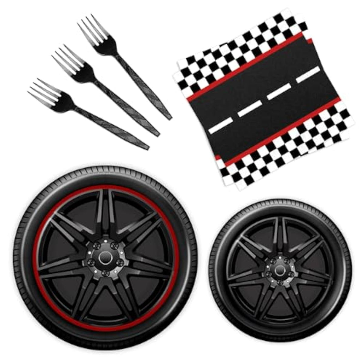 96 Pcs Race Car Plates And Napkins Party Supplies Race Car Birthday Party Decorations Race Car Party Favors Race Car Party Supplies For Boys
