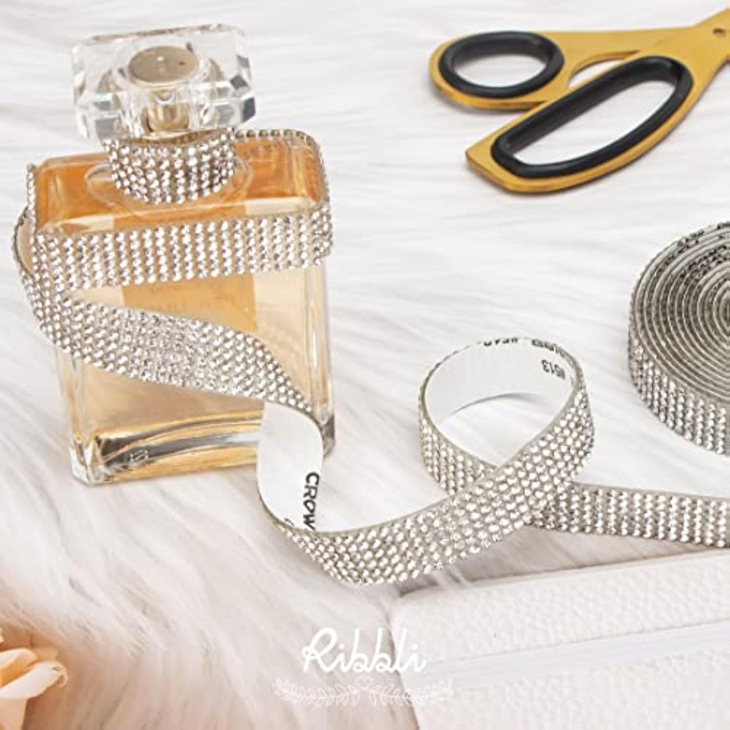 Self Adhesive Crystal Rhinestone Strips Diamond Ribbon,Rhinestone Stic