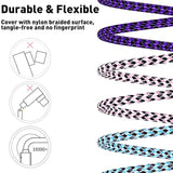 Iphone Charger Cord Lightning Cable 10Ft 3Pack Iphone Charging Cable Long Iphone Charger Cord 10Ft [Apple Certified] Nylon Braided Fast Charging For 14/13/12/11 Pro Max/Xr/Xs/8/7/6/Plus/Se/Ipad