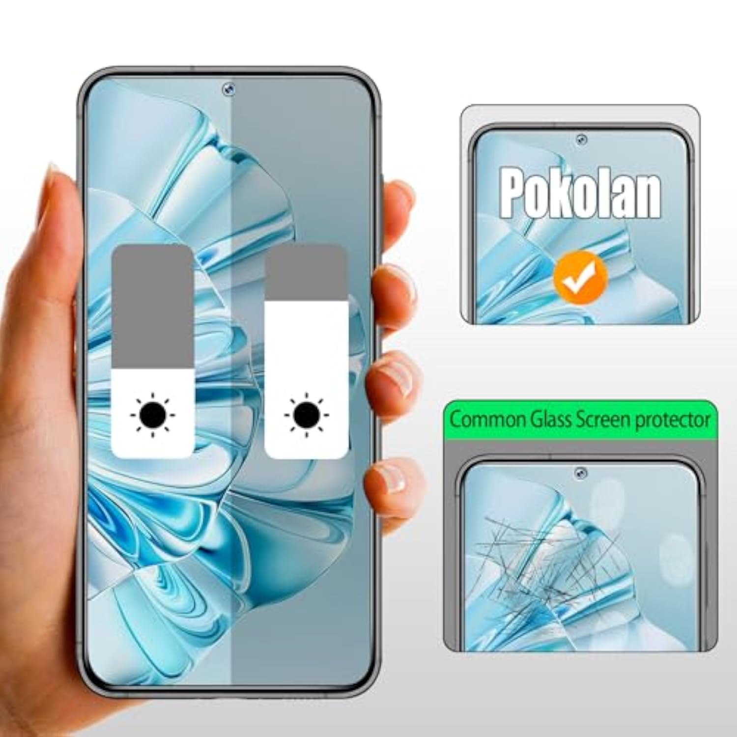 (3 Pack Privacy Screen Protector For Samsung Galaxy S25 Anti Spy Tempered Glass, Support Fingerprint Unlock, Anti Scratch, Bubble Free