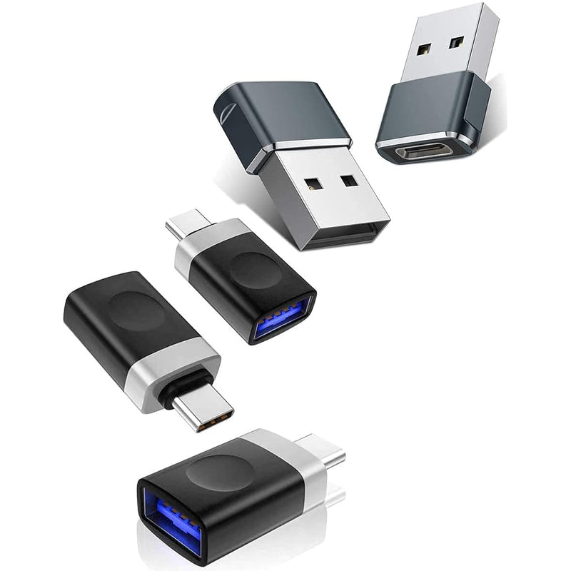 Usb C Female To A Male Adapter Bundle With Thunderbolt 3 Otg Adapter, Compatib