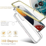 For Iphone 15 Pro Max Case With Built-In Screen Protector,Durable Cover With Fashionable Designs For Women Girls,Protective Phone Case 6.7" Turquoise Pink Marble